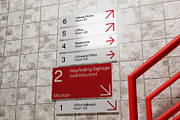 Wall Wayfinding Signage Mockup, an Advertising Mockup by herutage (Thumbnail 4 of 4)