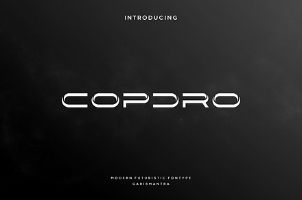 Copdro, a Font by garismantra