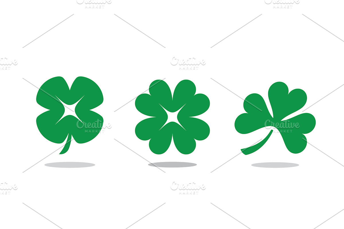 Clover Leaf Logo Template Design, a Branding & Logo Template by T.Vooka