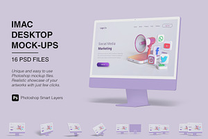 iMac Desktop Mockup Bundles