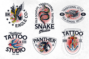 Traditional Tattoo Vector Pack