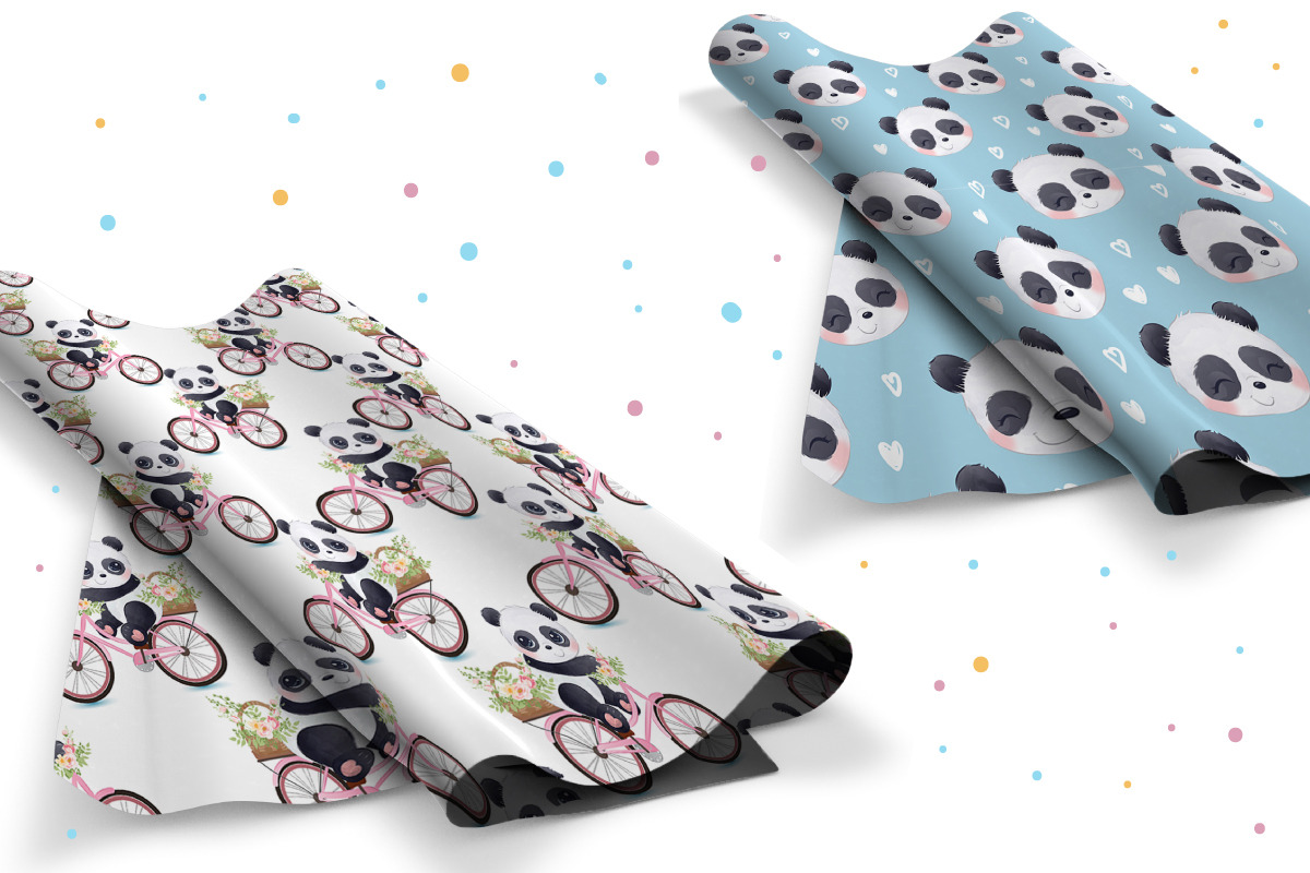 Cute Baby Panda Seamless Patterns, a Pattern Graphic by DrawStudio1988 (Photo 6 of 7)