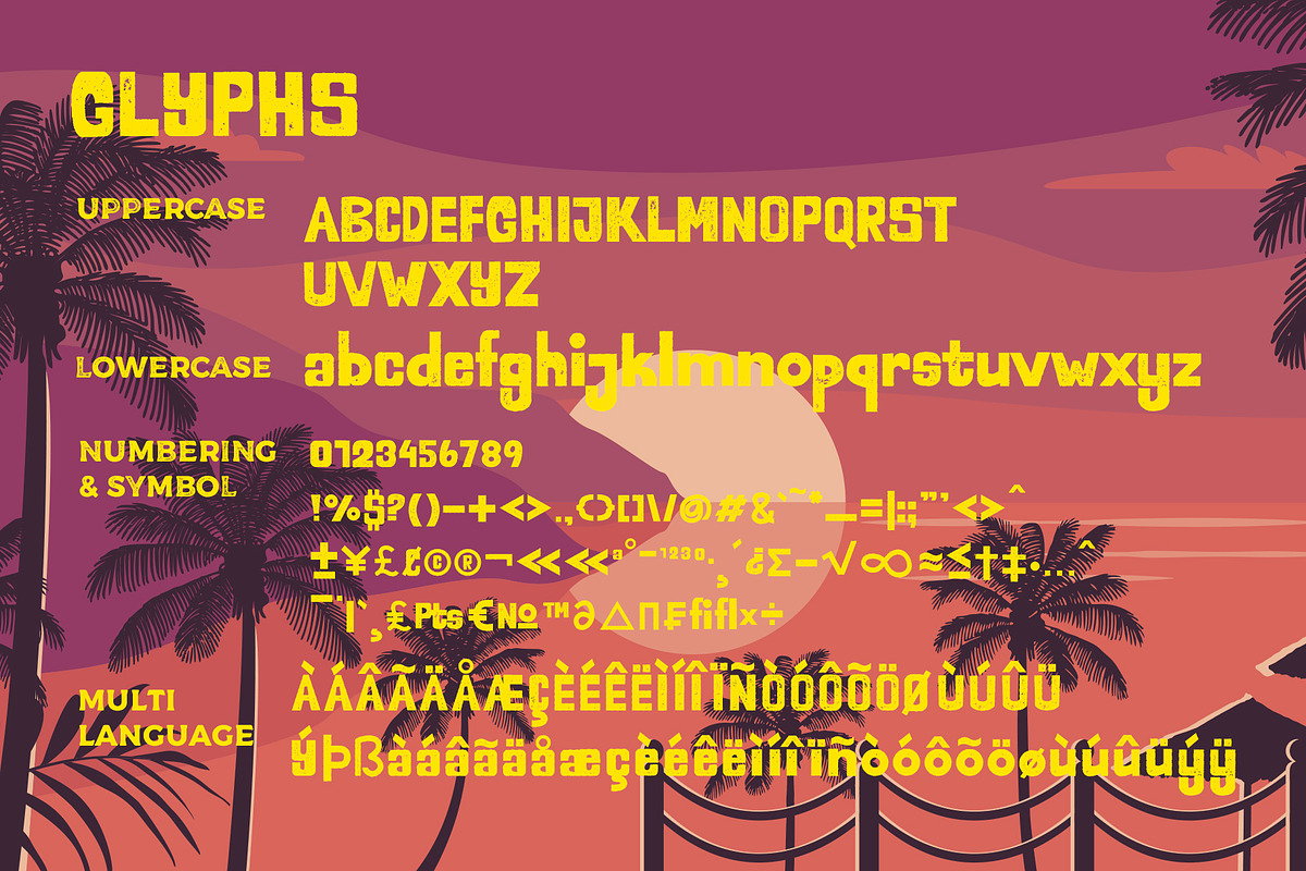 Montego Bay Stunning Display Font, a Symbol Font by Dawnside Graphic (Photo 2 of 12)