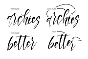 Casablanca, a Script Font by theinkaffair (Thumbnail 6 of 8)
