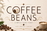 Coffee Beans – Elegant Minimal Sans, a Sans Serif Font by Limited.studio (Thumbnail 1 of 6)