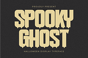 Spooky Ghost - Halloween Display, a Sans Serif Font by Pian45 Studio (Thumbnail 1 of 10)