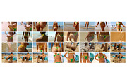 Green Bikini Beach Photos, a Beauty & Fashion Photo by Tekso (Thumbnail 1 of 6)