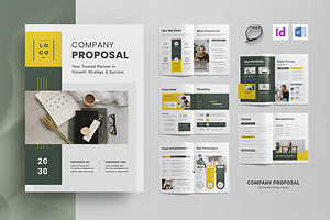 Multipurpose Company Proposal, a Brochure Template by Creativity-Design