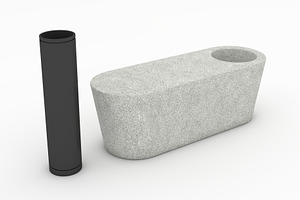 3D Model Bench Park 47