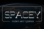 Spacey - Modern Typeface, a Serif Font by Made by Cap (Thumbnail 1 of 3)