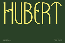 CS Hubert – Art Deco Font