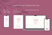 Romantic Line Art Wedding Website, a Landing Page Template by batang (Thumbnail 3 of 5)
