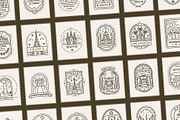 150 Travel Stamps, an Outline Icon by Prosymbols (Thumbnail 6 of 9)
