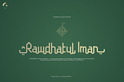Nouriyah | Arabic Typeface, a Handwritten Font by Denustudios (Thumbnail 7 of 12)