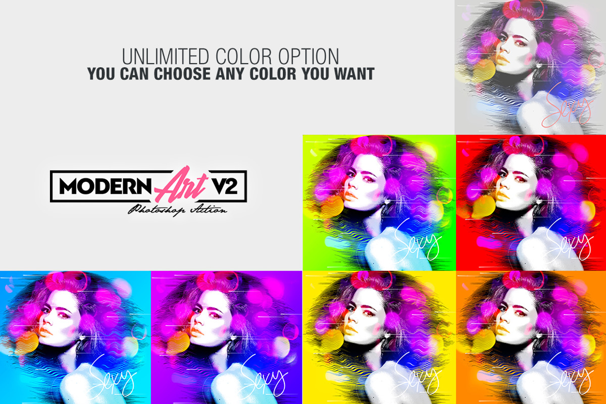 Modern Art Photoshop Action v2, an Action Add-On by Amorjesu.com (Photo 4 of 7)