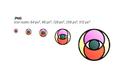 50 Sacred Geometry Icons, an Outline Icon by Side Project (Thumbnail 6 of 9)