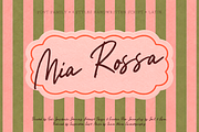 Mia Rossa - Handwritten Font Family, a Script Font by nadispasibenko (Thumbnail 1 of 16)