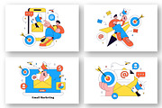 10 Email Marketing Illustration, a Person Illustration by denayunebgt (Thumbnail 3 of 4)