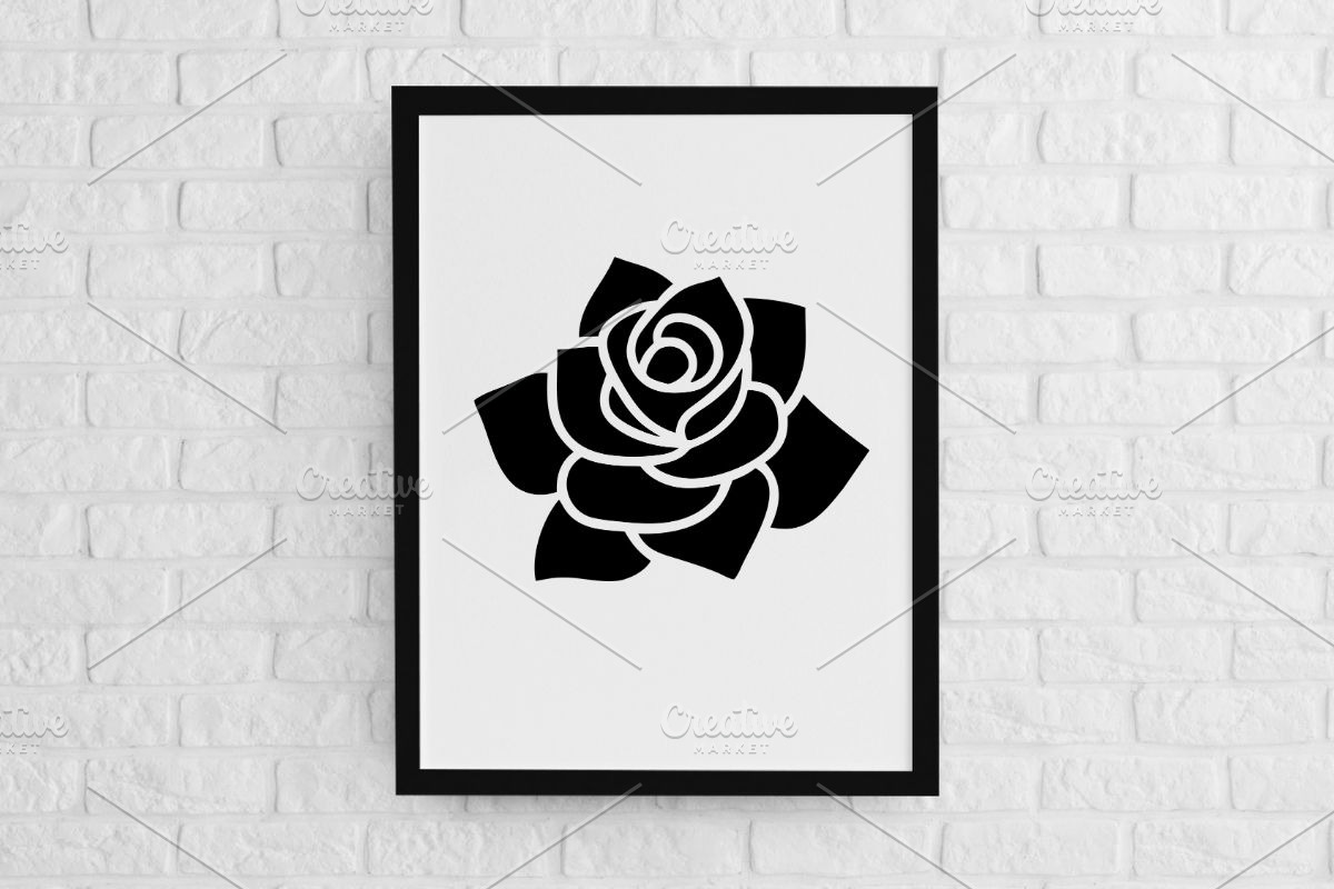 Rose Silhouette SVG Bundle, a Decorative Illustration by newminddesign (Photo 2 of 5)