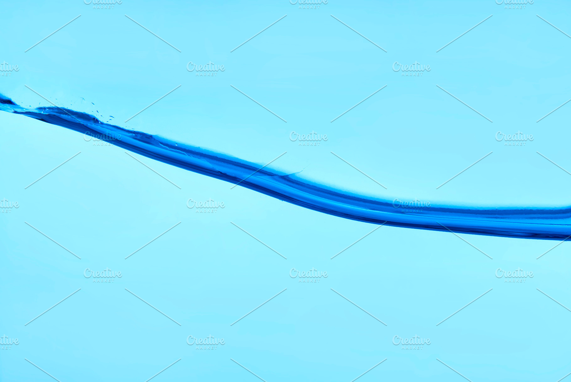 Blue Wave Background, a Background Photo by THP Creative
