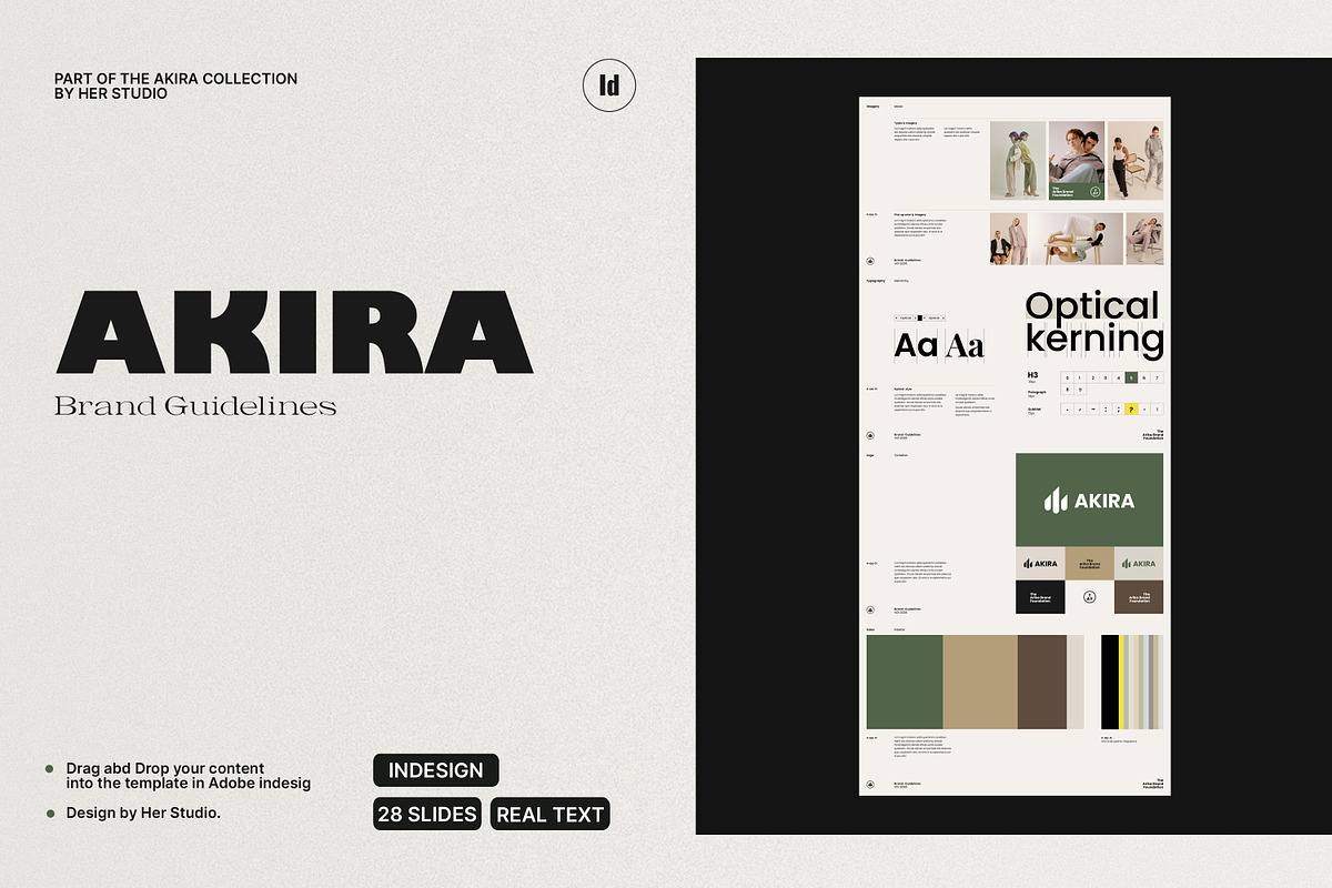 AKIRA | Brand Guidelines, a Presentation Template by S A N D Y (Photo 2 of 12)