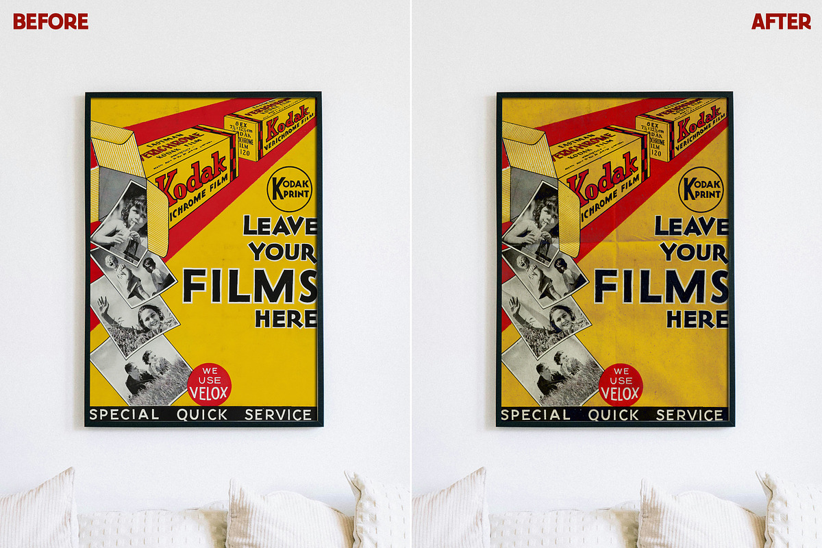 100 Retro Poster Textures, a Texture Graphic by Bart Wesolek (Photo 7 of 10)