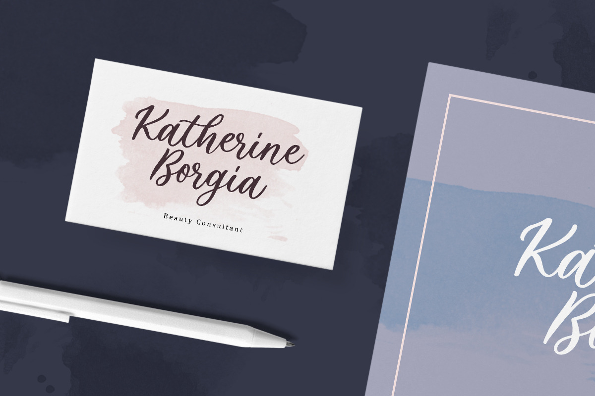 Kallita - Modern Script preview 3