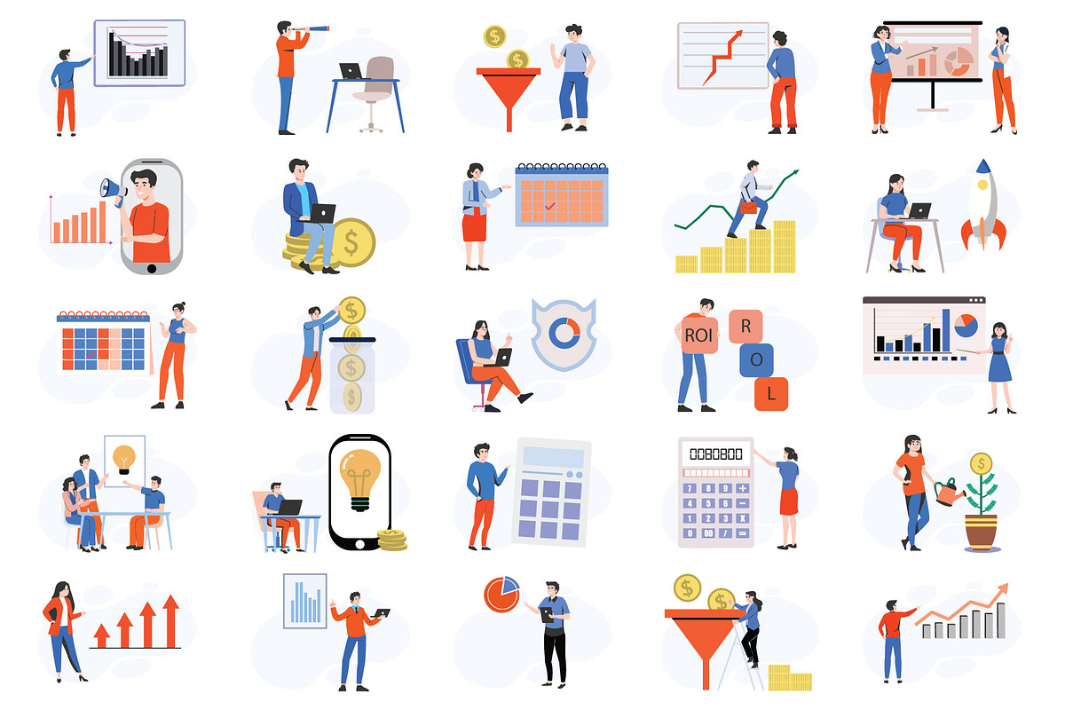 Skill Growth Illustration Pack, an Illustration by Vector Portal (Photo 3 of 5)