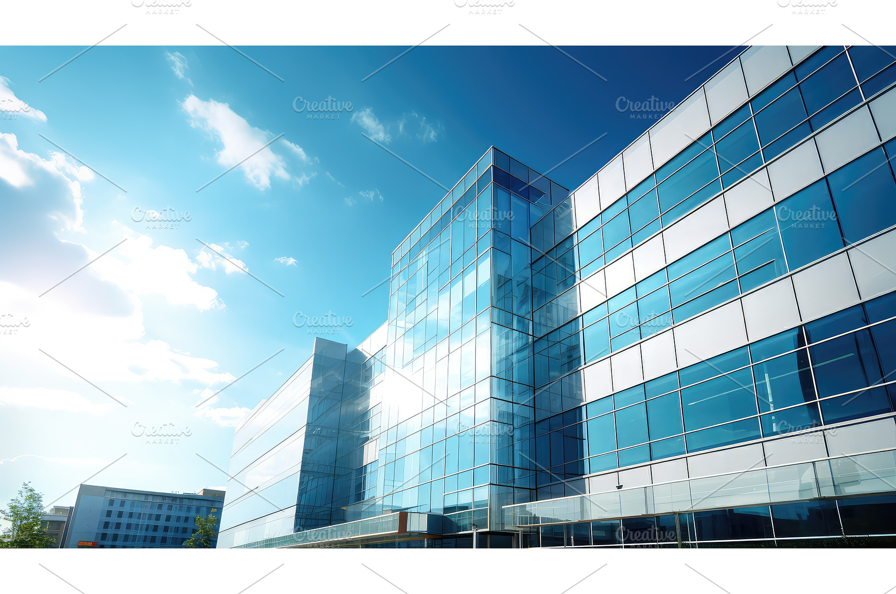 medical surgery hospital building ai, a Background Photo by pikepicture
