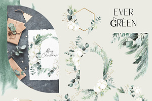 Evergreen -winter Florals