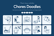 Chores Doodle Icon Set, an Outline Icon by Vectors Market (Thumbnail 1 of 8)