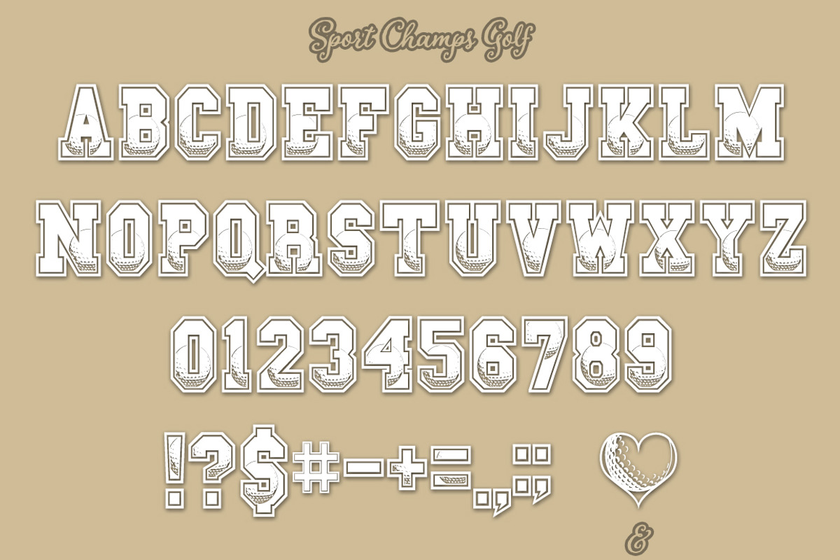 Sports Font Pack | Varsity Fonts, a Font by Anastasia Feya (Photo 21 of 21)