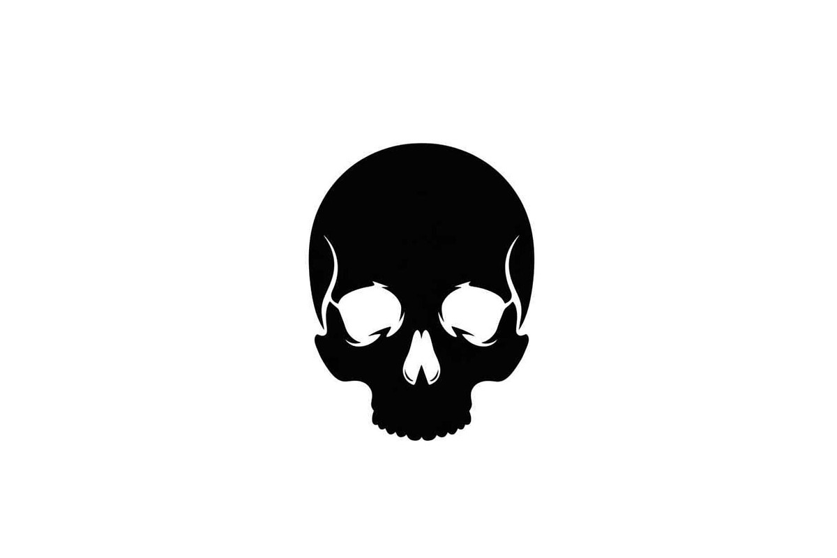 50 Skull Head Silhouette Vector Bund, an Illustration by Creativeshirt (Photo 44 of 51)