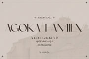 Agoka Family Sans-Serif Typeface, a Sans Serif Font by Studioxhq (Thumbnail 1 of 5)