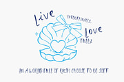 Ink & Clover. A Whimsical Font Duo, a Handwritten Font by PaperJamLab (Thumbnail 14 of 18)