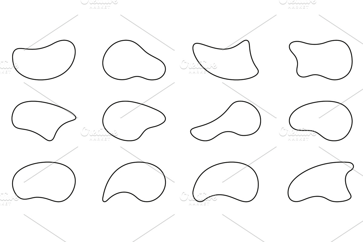 Organic Random Outline Form, an Illustration by Vector Creator