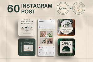 120 Houseplant Instagram Template