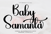 Baby Samanta, a Font by FreshTypeINK (Thumbnail 1 of 7)