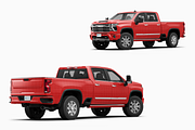 Pickup Truck Mockup 17, a Product Mockup by Mockupix (Thumbnail 8 of 12)