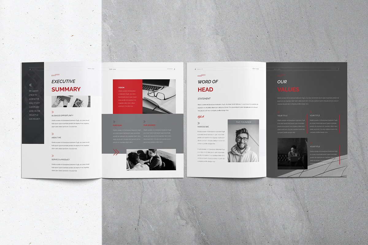 Company Profile, a Brochure Template by WOWPro (Photo 4 of 9)