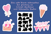 Love Stickers. Printable Stickers, a Technology Illustration by rinaletters (Thumbnail 5 of 5)