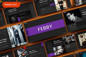 Febby - Business PowerPoint Template, a Presentation Template by Dens Creative Studio