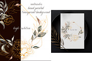Watercolor Floral Cross, Wreath Set, a Decorative Illustration by MayaNavits (Thumbnail 4 of 7)