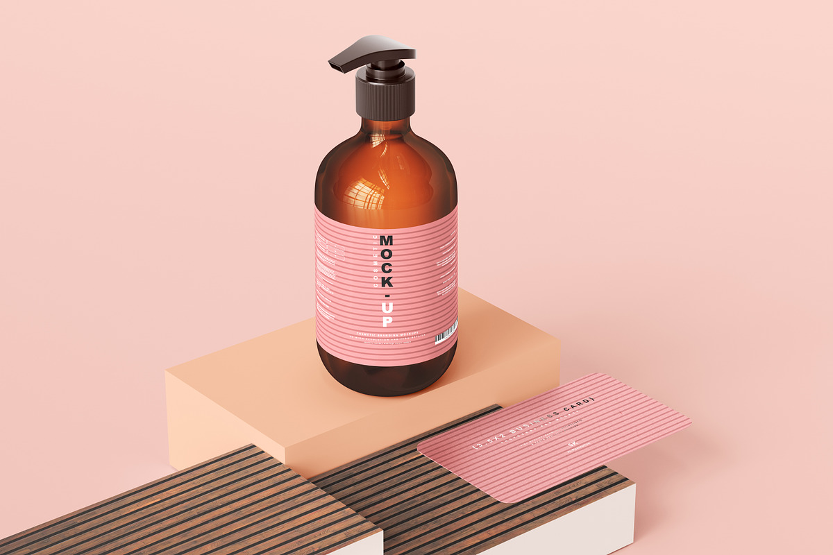 250+ Cosmetic Branding Mockup Bundle, a Cups & Container Mockup by pmvch (Photo 218 of 273)