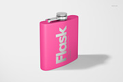 S.Steel & Powder Coated Flask Mockup, a Cups & Container Mockup by creatsy5 (Thumbnail 6 of 9)