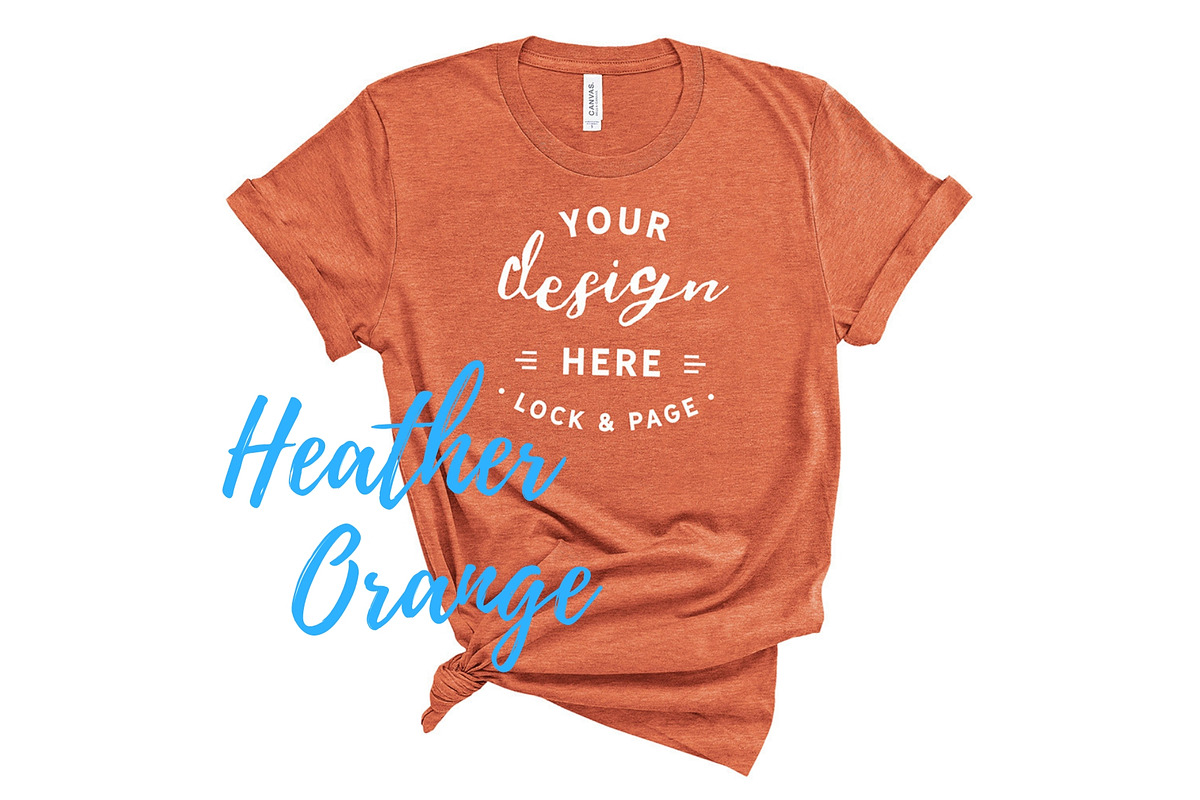 Bella Canvas TShirt Mockups On White, a Shirt Mockup by lock and page (Photo 81 of 92)