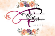 Angelinn Monogram, a Script Font by Letterara (Thumbnail 2 of 12)