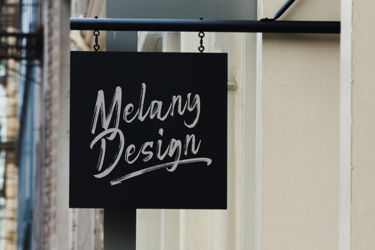 Megoligon – Brush Script Font, a Script Font by Bayuktx (Photo 8 of 9)