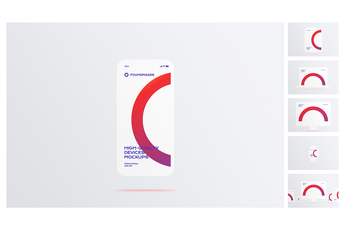 360 device mockup bundle iphone, a Device Mockup by FoundImages (Photo 42 of 84)