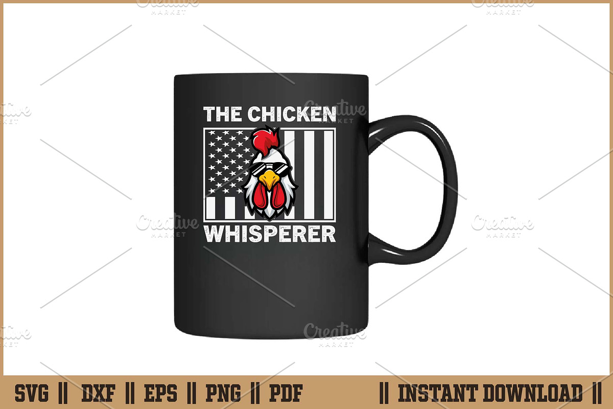 The Chicken Whisperer Funny Farm SVG, a Work Illustration by Handy Arts Studio (Photo 3 of 3)